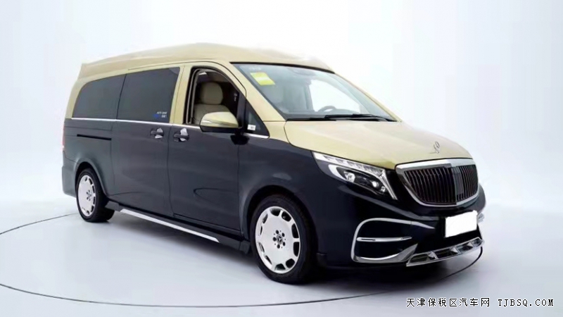 21款奔馳V260L升級黑金雙拼高頂商務車 商務洽談必備之選