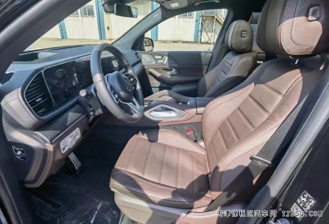 天津港平行進口車22款奔馳GLS45加版滿配132萬