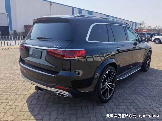 天津港平行進口車22款奔馳GLS45加版滿配132萬