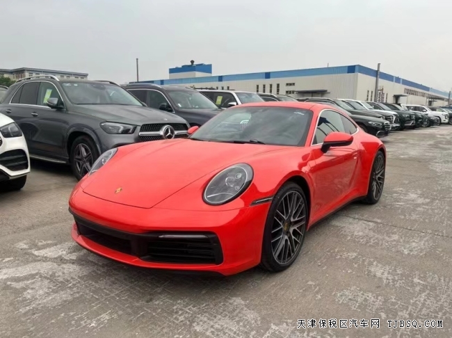 天津港平行進(jìn)口 保時(shí)捷911 22款3.0T 現(xiàn)車手續(xù)齊