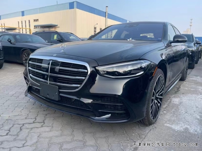 天津港平行進(jìn)口 奔馳s500 現(xiàn)車 黑色