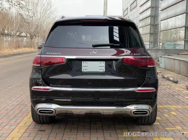 天津港平行進口車 23款奔馳邁巴赫GLS600 美規(guī) 加版  現(xiàn)車到港 優(yōu)惠秒殺