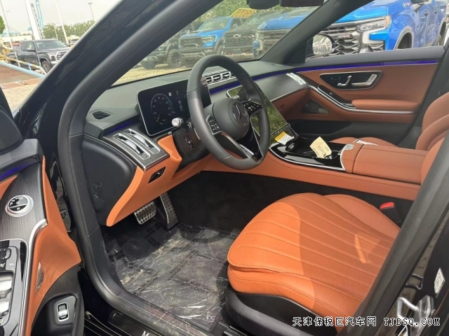 平行進(jìn)口23款奔馳S500天津港國(guó)六高配AMG現(xiàn)車手續(xù)全