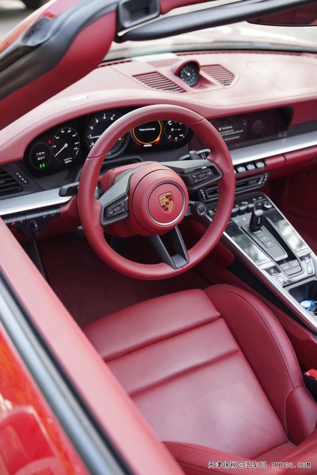 保時捷911 Targa 4S：被偏愛的情懷那么有趣 熱情紅/胭脂紅