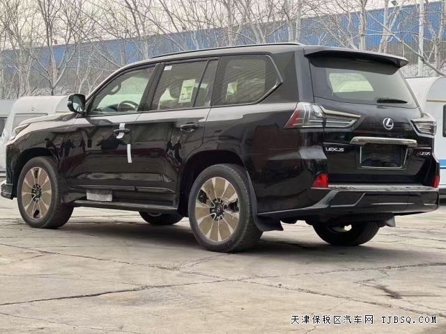 絕版大V8雷中東版雷克薩斯LX570限量S黑曜版港口現(xiàn)車最新行情248萬