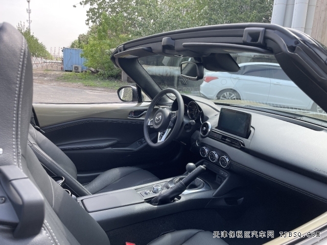 加版高配馬自達MX-5手動軟頂敞篷車 港口唯一一臺金色外觀 特價出售