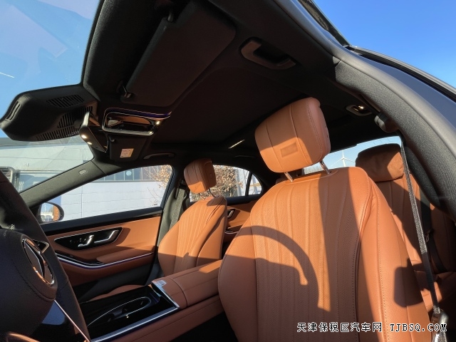平行進口23款奔馳S580商務轎車4.0T大V8港口最新行情配置