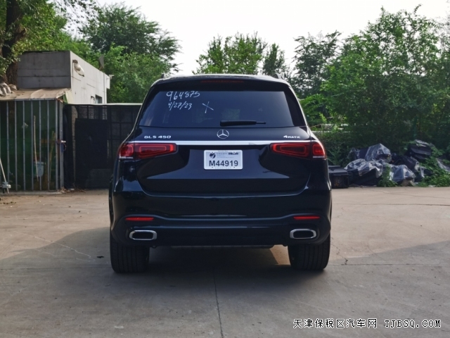 美規(guī)版23款奔馳GLS450黑咖AMG暗夜包庫存壓力大港口大幅降價促銷