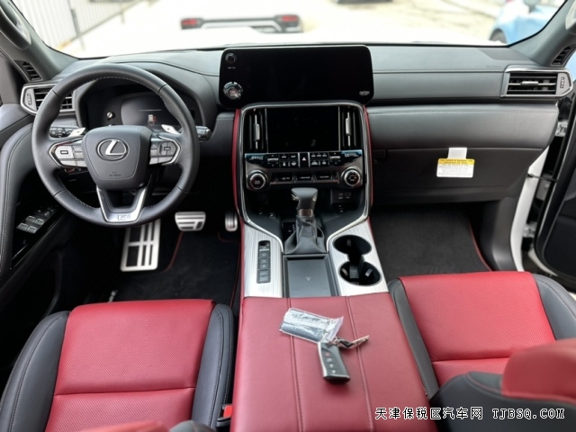 全新2024款美規(guī)雷克薩斯LX600運動版實車到港底升馬克音響在售行情