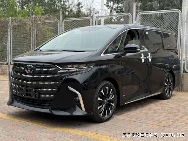 平行進(jìn)口24款豐田埃爾法2.5L混動版商務(wù)車港口現(xiàn)車不加價