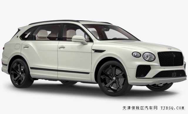 24款賓利添越加長(zhǎng)4.0T冰川白拼板球紅港口現(xiàn)車(chē)國(guó)六B