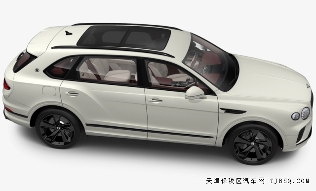 24款賓利添越加長(zhǎng)4.0T冰川白拼板球紅港口現(xiàn)車(chē)國(guó)六B