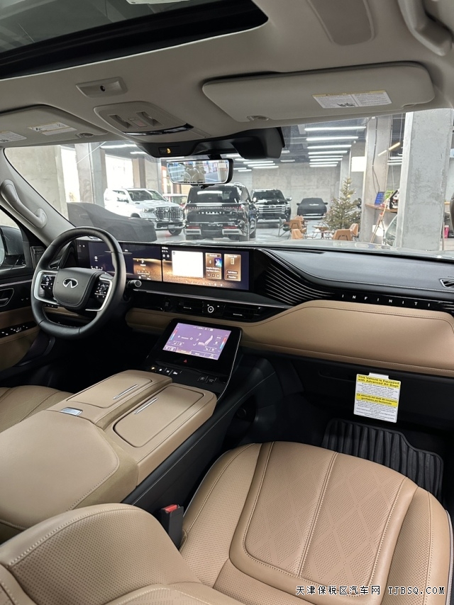 日系全尺寸SUV25款英菲尼迪QX80搭載3.5T新款發(fā)動(dòng)機(jī)