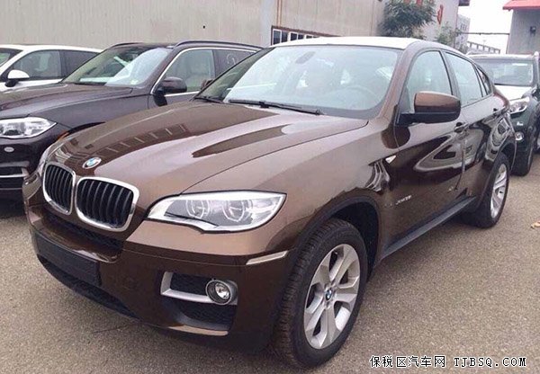 2014款寶馬X6中東版貴氣棕色 X6現(xiàn)車配日間車燈