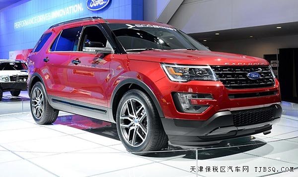 2016款福特探險者2.3T七座越野 天津自貿(mào)區(qū)現(xiàn)車享折扣
