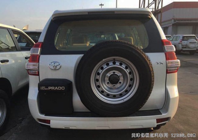 17款豐田普拉多2700中東版 后掛胎/胎壓監(jiān)測(cè)現(xiàn)車40.2萬