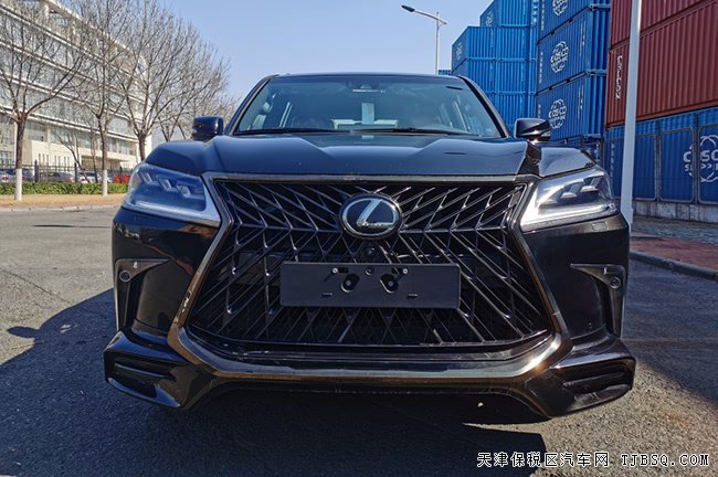 19款雷克薩斯LX570限量版 黑色外觀套件/21輪現(xiàn)車162萬